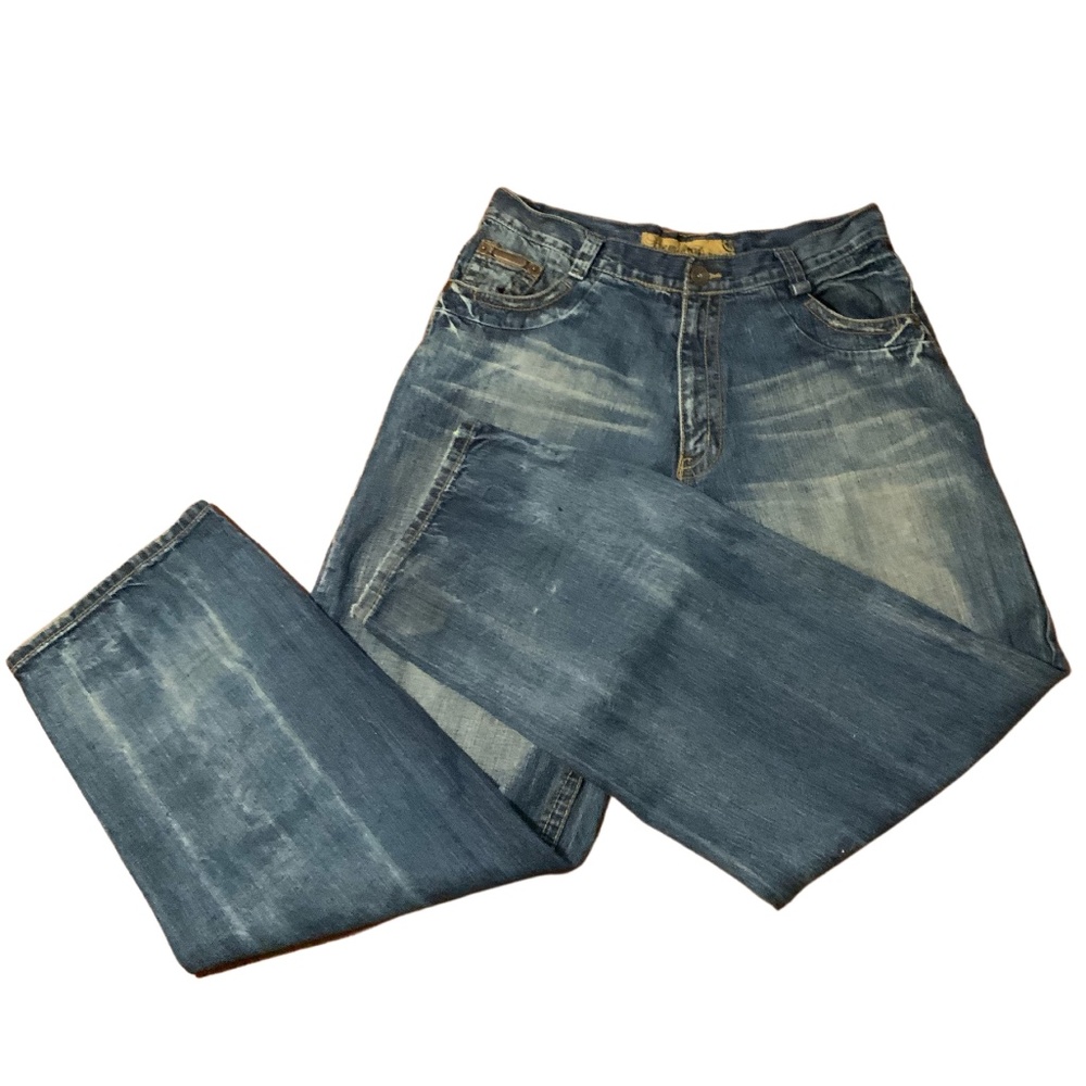 Noiz Premium Denim Men’s Jeans Distressed Relaxed Fit